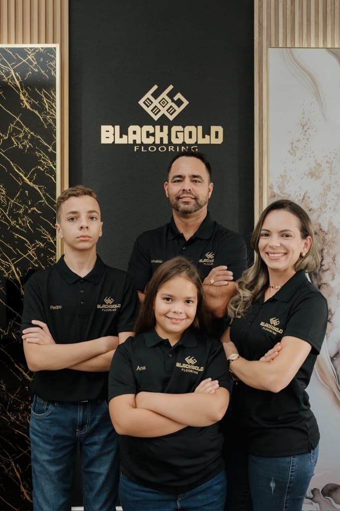 Ronaldo M. Silva and family - Black Gold Flooring