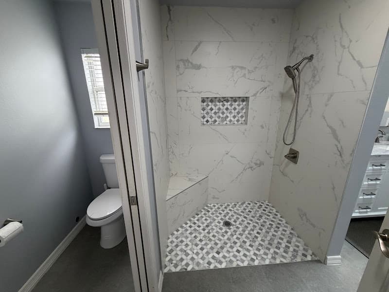 Marble Shower Remodel