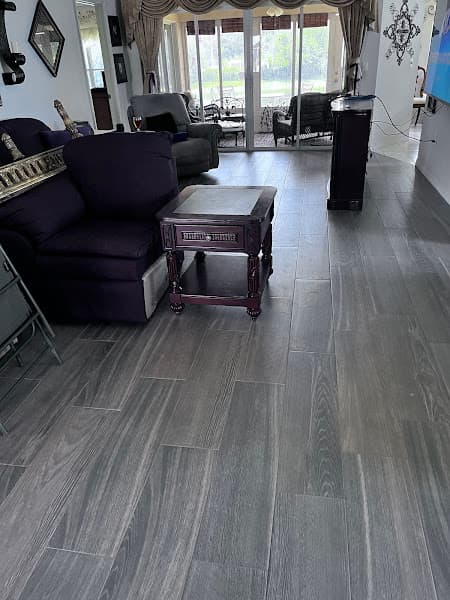 Gray Wood-Look Tile
