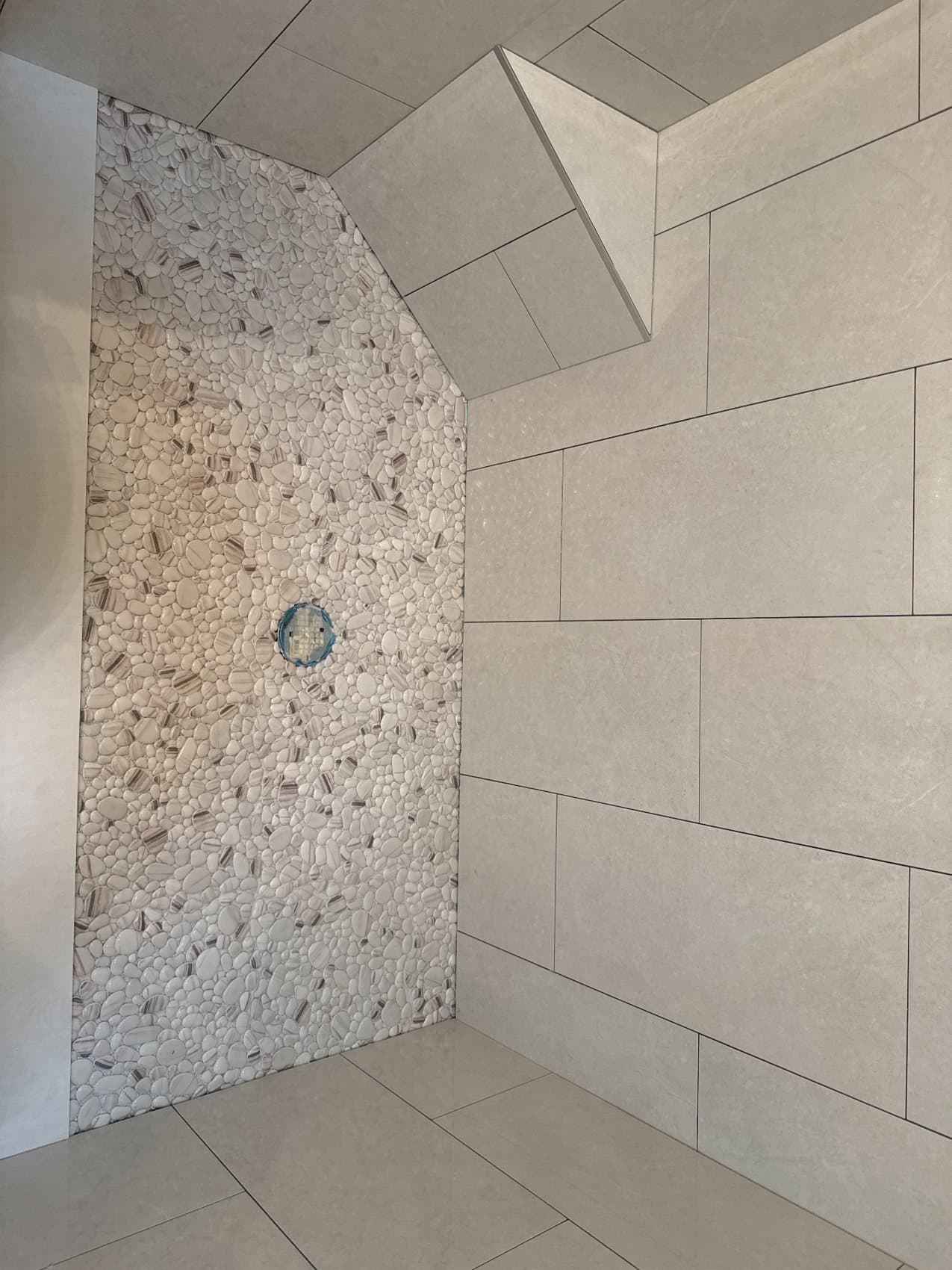 Shower Floor · River Pebble